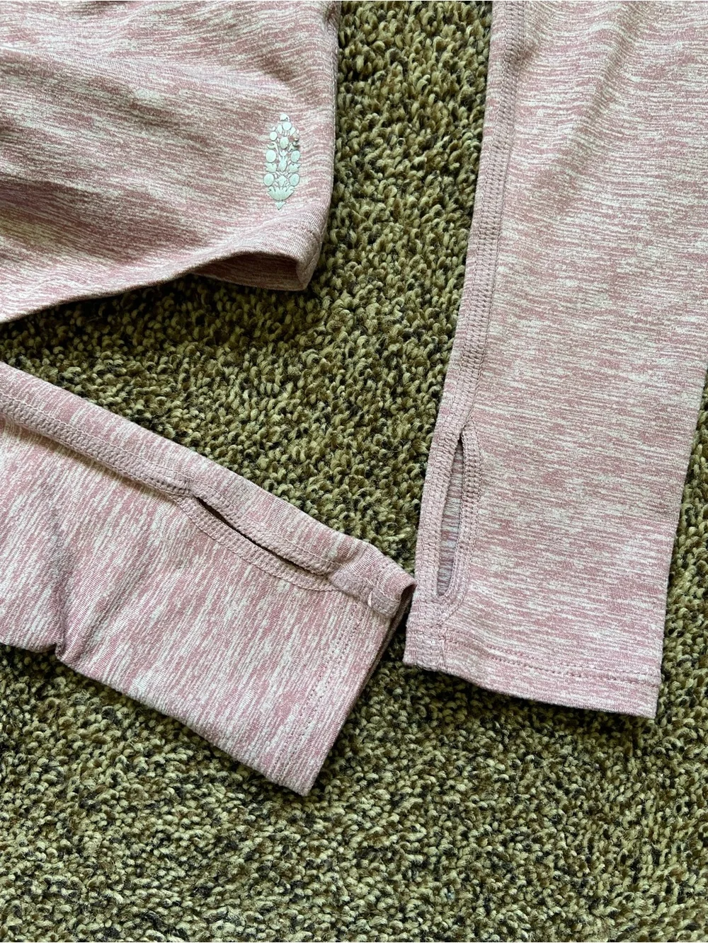 FREE PEOPLE Movement Swerve Long Sleeve Crop Activewear Shirt XS